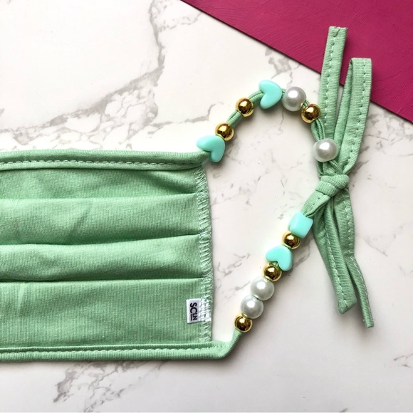 Stoney Clover Lane Green Bead Mask - Picture 2 of 2